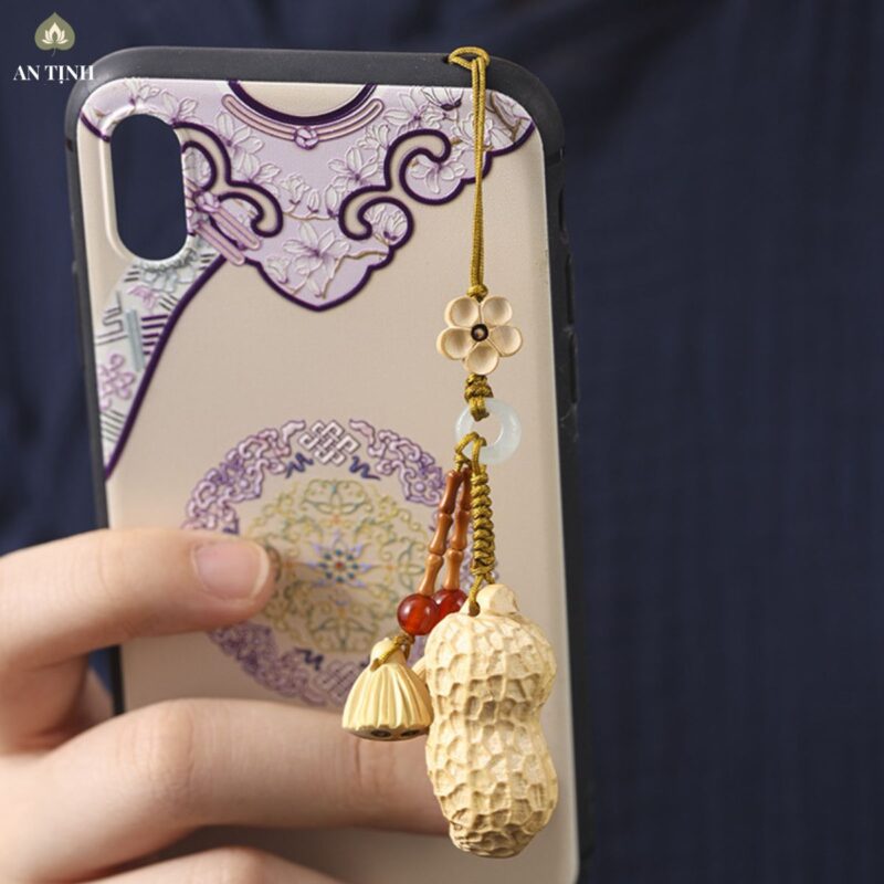Móc Treo Gỗ Hoa Sen Lạc Phúc