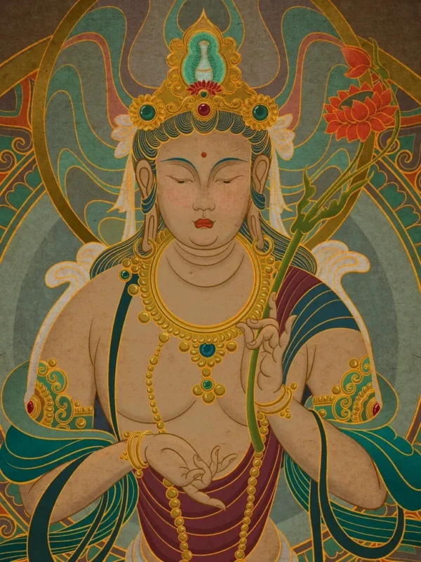 Đại Thế Chí Bồ Tát là một vị Bồ Tát trong Phật giáo Đại thừa, biểu tượng cho ánh sáng trí tuệ, sức mạnh lớn lao và tinh tấn. Ngài là một trong hai vị Bồ Tát cận kề Đức Phật A Di Đà cùng với Quán Thế Âm Bồ Tát, tạo thành Tây Phương Tam Thánh. Tên của Ngài mang ý nghĩa "sức mạnh lớn lao" và "trí tuệ vĩ đại," có khả năng dẫn dắt chúng sinh vượt qua vô minh và phiền não