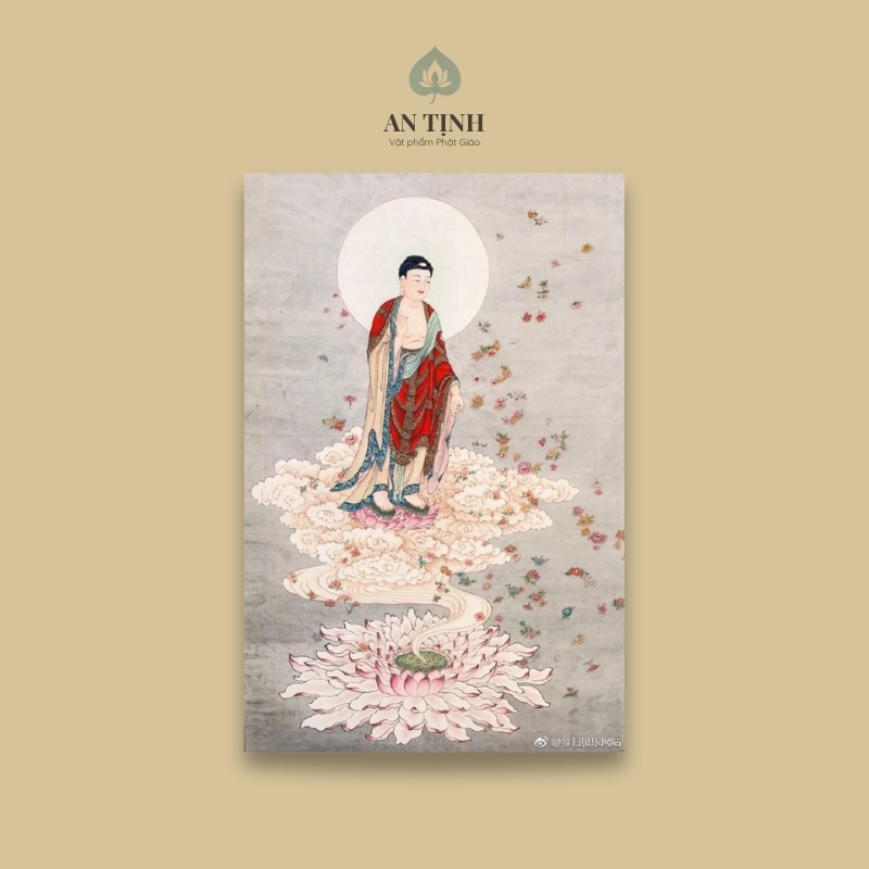 Phật A Di Đà là một vị Phật quan trọng trong Phật giáo Đại thừa, được tôn thờ ở cõi Tây Phương Cực Lạc, mang các ý nghĩa về Vô Lượng Quang (hào quang trí tuệ vô biên) và Vô Lượng Thọ (thọ mạng vô tận). Trước khi thành Phật, Ngài từng là một vị tăng tên là Pháp Tạng, đã phát 48 lời đại nguyện để cứu độ chúng sinh và tạo ra cõi Tịnh Độ. Niệm danh hiệu "Nam Mô A Di Đà Phật" là một phương pháp tu tập phổ biến, thể hiện lòng tôn kính và nguyện cầu vãng sanh về cõi Cực Lạc