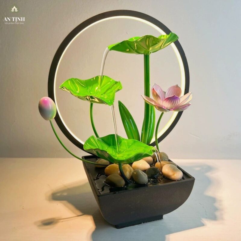 Thác Nước Phong Thủy Ao Sen