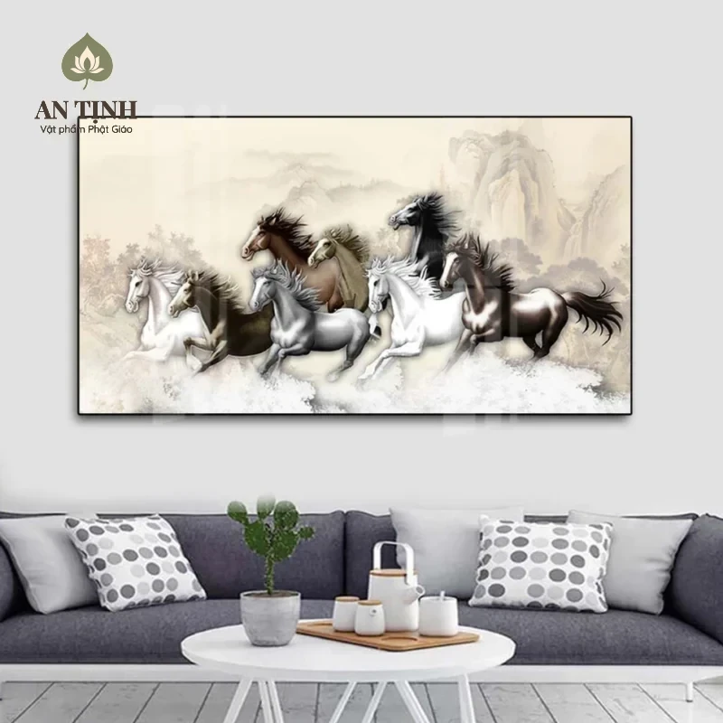 Tranh Bát Mã Truy Phong