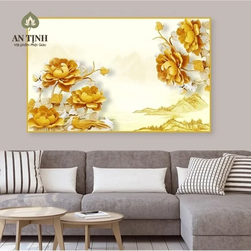 Tranh Hoa Mẫu Đơn