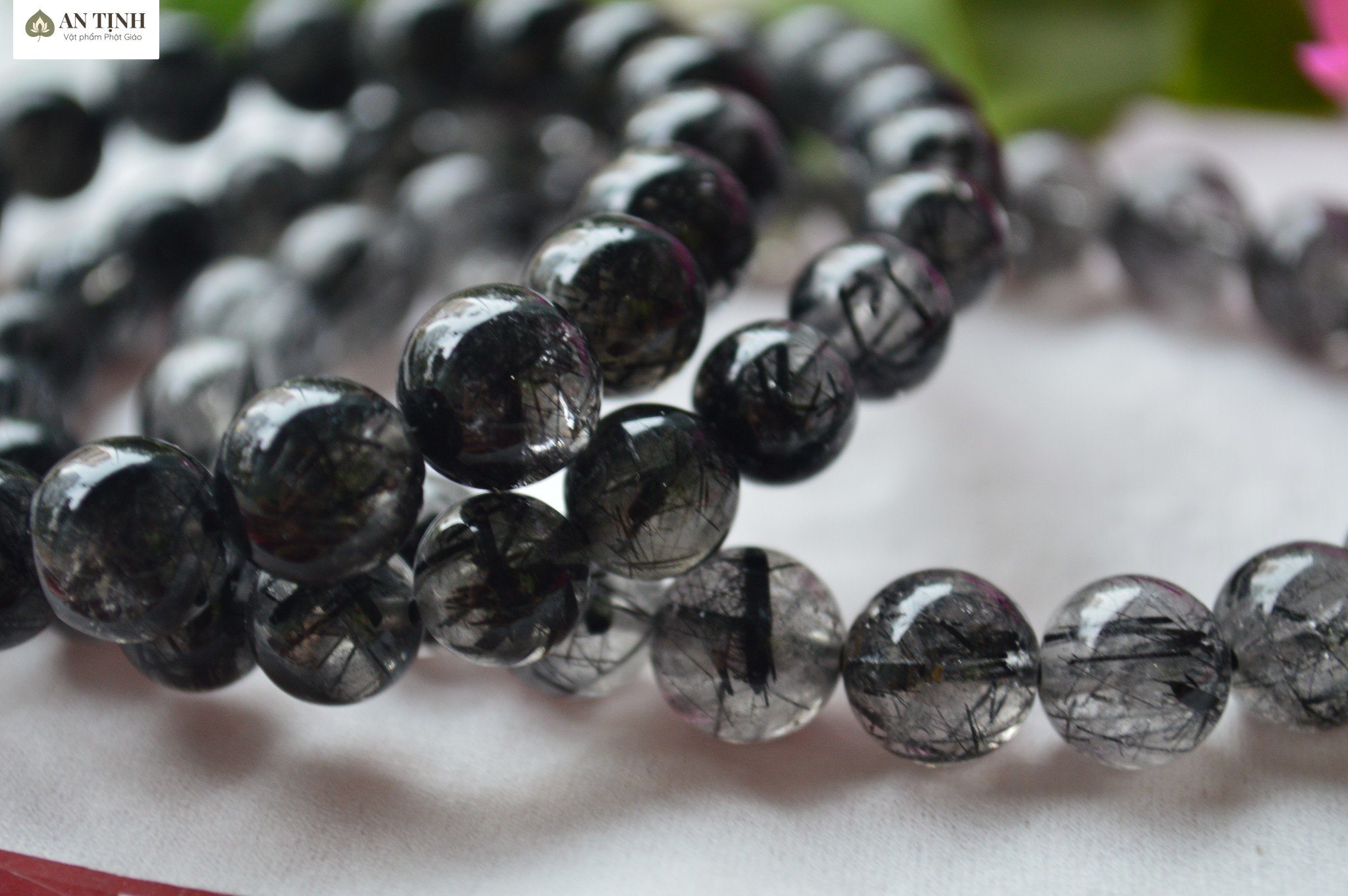 Vòng tay đá Thạch Anh Đen