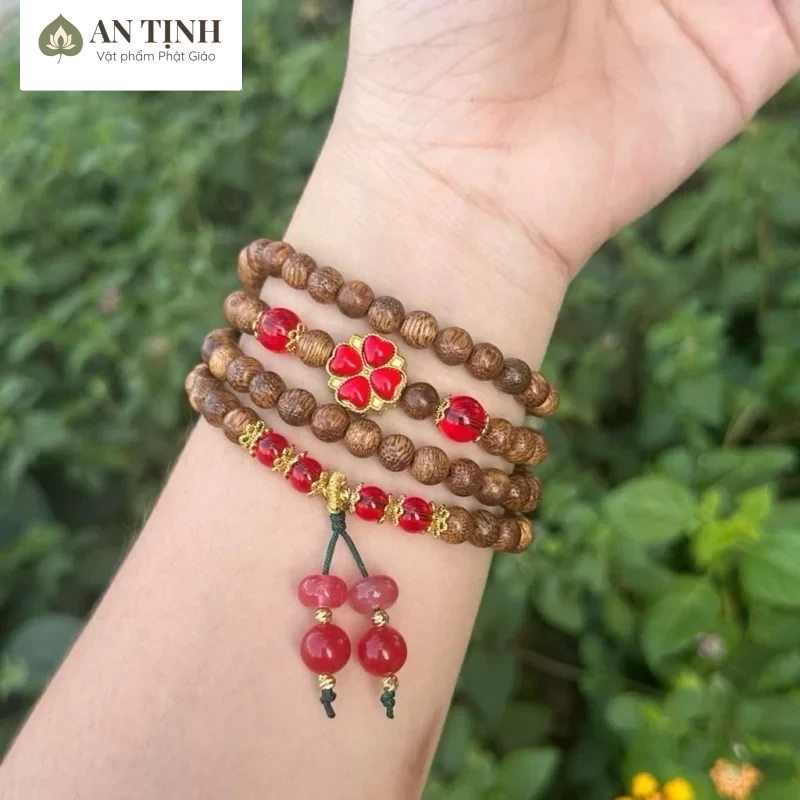 Vòng tay phong thủy tử đàn