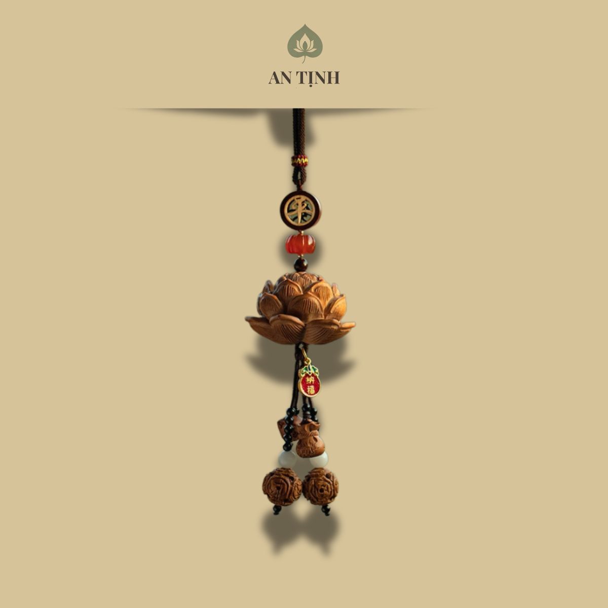 Khánh Treo Xe Hoa Sen Gỗ Hoàng Dương