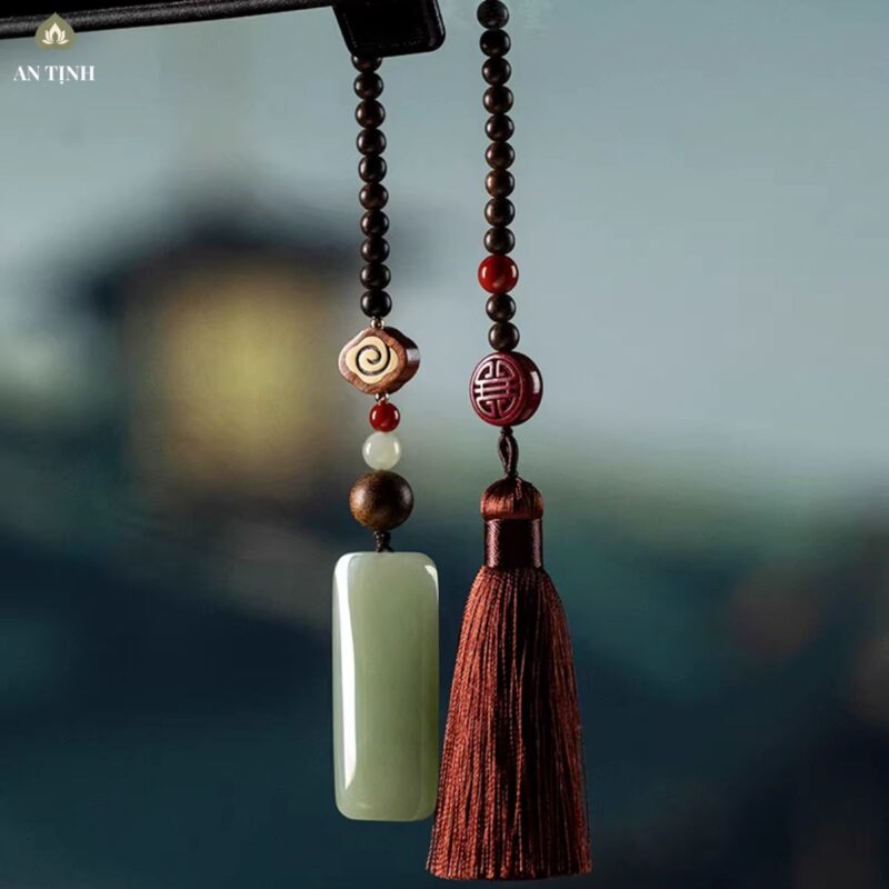 Khánh Treo Xe Sapphire Xanh Bình An Vô Sự