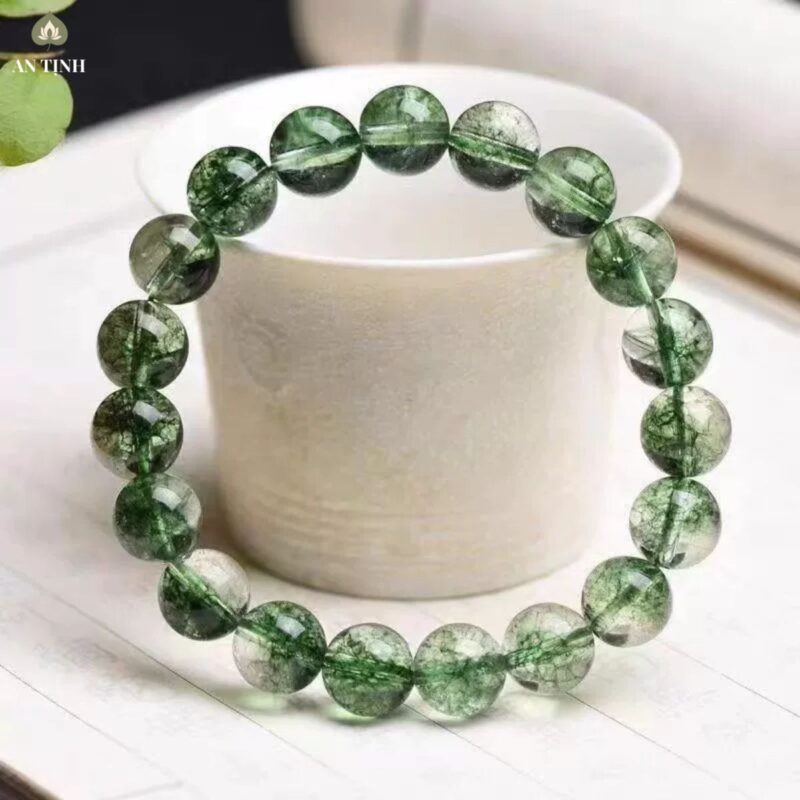 Vòng Tay Thạch Anh Tóc Xanh