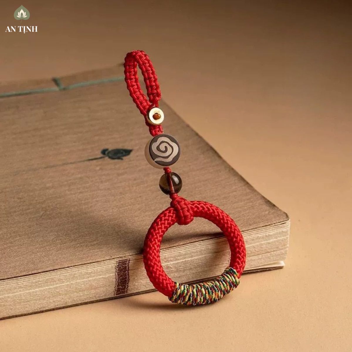 Móc Khóa Dây Bện Vòng Tròn Cát Tường