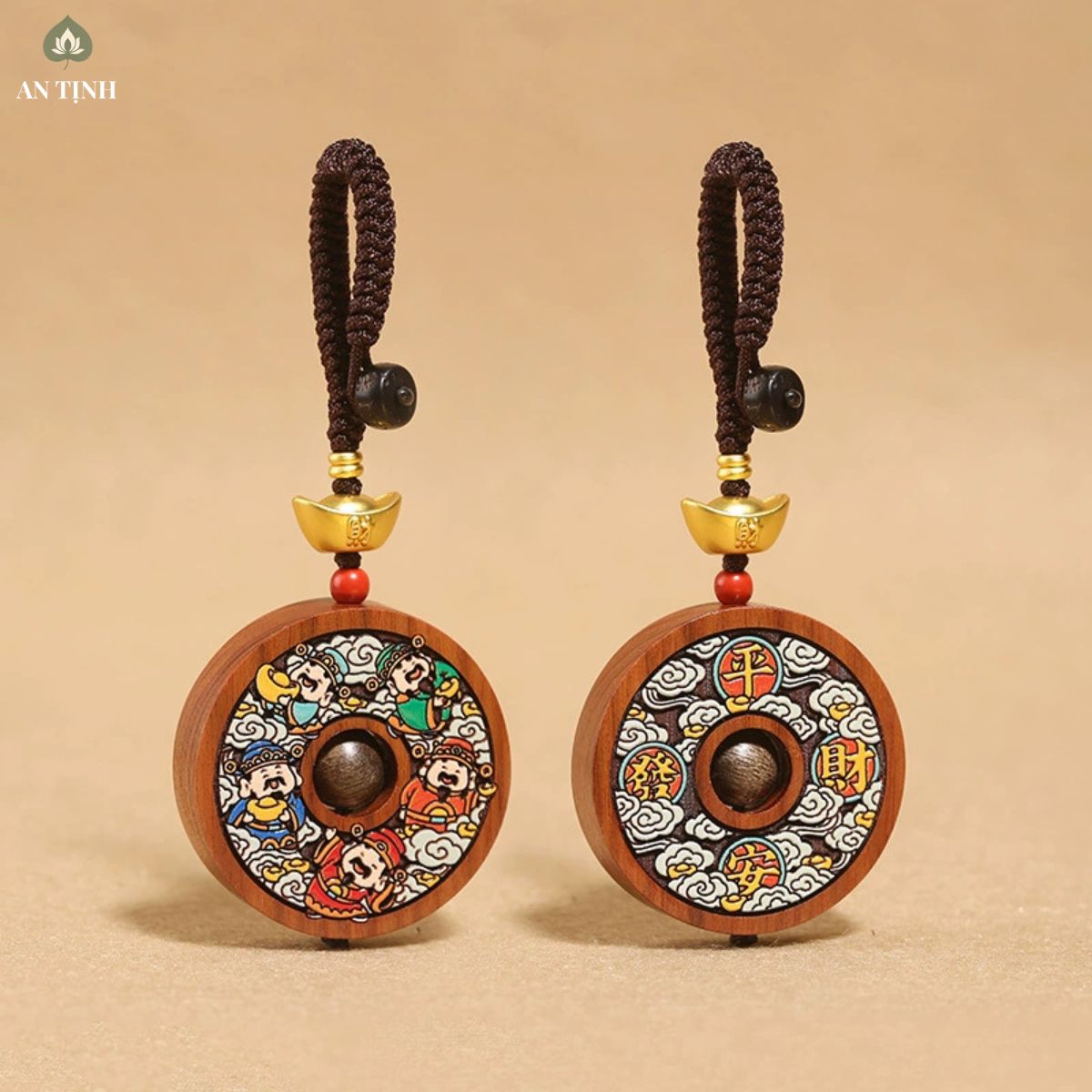 Móc Khóa Ngũ Lộ Thần Tài