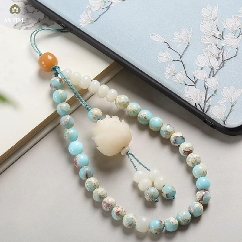Móc Treo Điện Thoại Liên Hoa Đá Shoushan