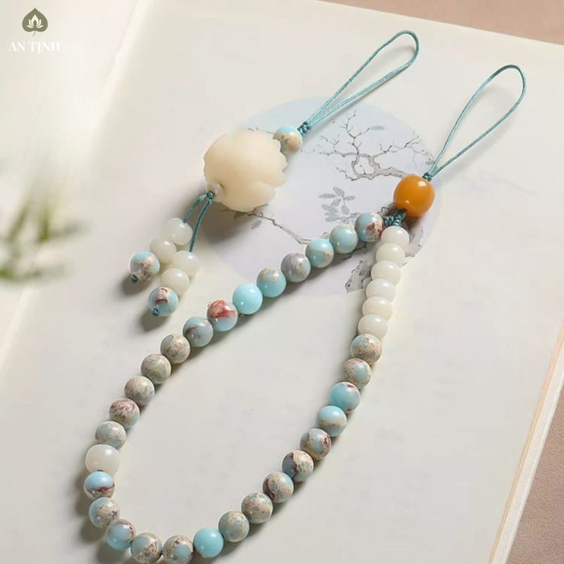 Móc Treo Điện Thoại Liên Hoa Đá Shoushan
