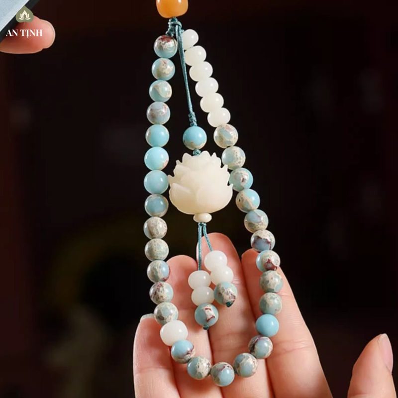 Móc Treo Điện Thoại Liên Hoa Đá Shoushan