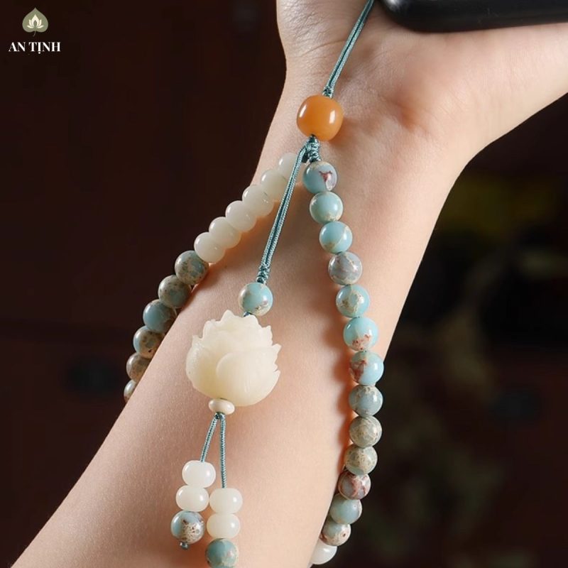 Móc Treo Điện Thoại Liên Hoa Đá Shoushan